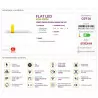 FLAT LED strip light 40W 4000K 120cm 02916 STRUHM