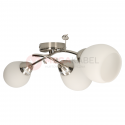 Lampa sufitowa plafon CAZZAGO-3 satin/nick E27 Vit