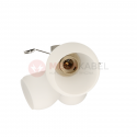 CAZZAGO-3 satin/nick E27 Vit ceiling plafond lamp