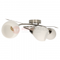 Lampa sufitowa plafon CAZZAGO-3 satin/nick E27 Vit