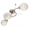 Lampa sufitowa plafon CAZZAGO-3 satin/nick E27 Vitalux