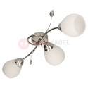 CAZZAGO-3 satin/nick E27 Vit ceiling plafond lamp