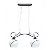 KAJA K-2391 II matte black 2xE27 pendant lamp