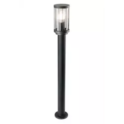 Lampa ogrodowa FIORD słupek 80cm czarna E27 Polux