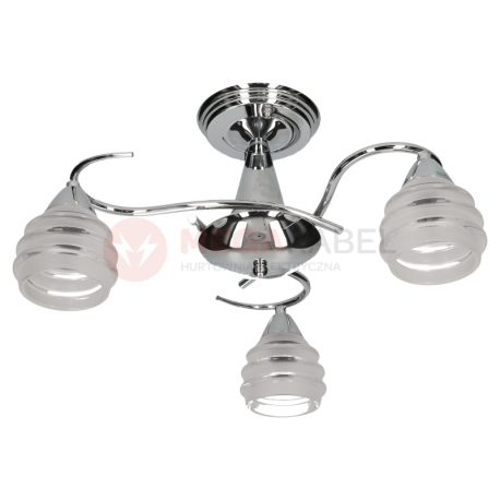 Lamp K-3812C-3 chrome E14 3x40W Kaja