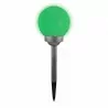 Lampa solarna KULA RGB 15 inox 15cm CW 309310 POLUX