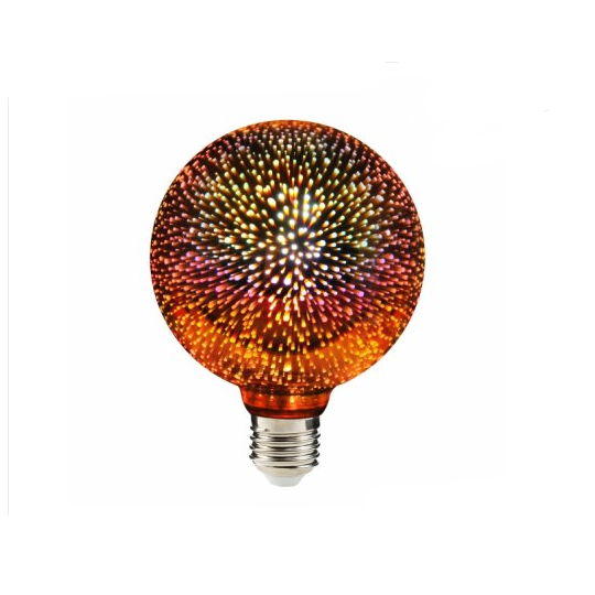 LED Deco EFEKT 3D bulb E27 G95 3.5W 308856 Polux