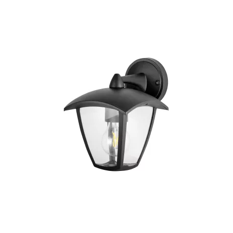 Garden wall lamp down IGMA 311870 E27 black