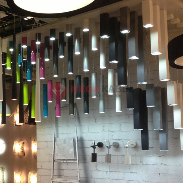 TUBE pendant lamp EYE WHITE I 5397 GU10 Nowodvors