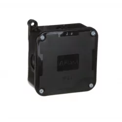 Puszka czarna n/t IP44 4-wkręty pusta 064-05 Vipla