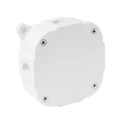 Puszka biała pusta IP44 PP 80x80x30 074-01 ViPlast