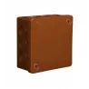 Brown flush box 86x86x40 IP55 023-02 ViPlast