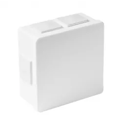 Puszka biała n/t 80x80x32 IP55 guma 002-01 ViPlast