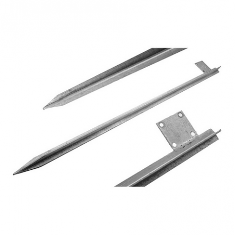 Uziom teowy wbijany B1500mm oc.og R.8137