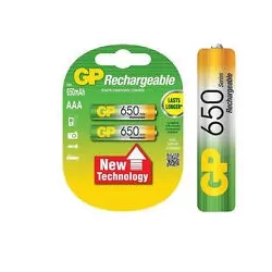 Akumulatorki GP Rechargeable AAA 650mAh (op.2szt)