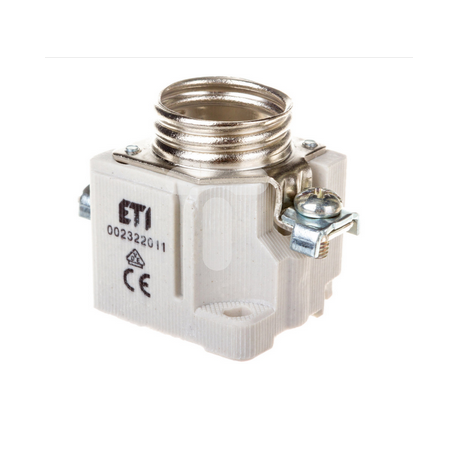 Socket without plate 1P E27 25A 002322011 ETI