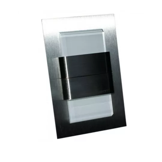 Oprawa schodowa Duo Tango szlif natynkowa 1,6W 10V NW Skoff