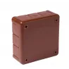 Puszka brązow nadtynbkowa 90x90x30 z gumami 041-02 ViPlast