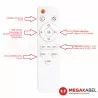 LED ceiling plafond lamp SYRIUS K 36W effect + remote control 312730 POLUX