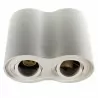 Lampa sufitowa SIROCO II biała natynkowa Al GU10 Brilux