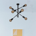 CAMARA K-4754 VI industrial 6xE27 plafond lamp by KAJA