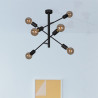 Lampa plafon CAMARA K-4754 VI czarna E27 Kaja