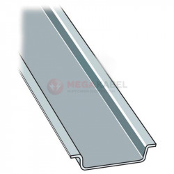 TSE35 35x7.5 steel mounting rail 1m