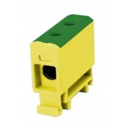 Złączka szynowa 1,5-50 mm2 TS35  OTL50 żółto - zielona MOREK