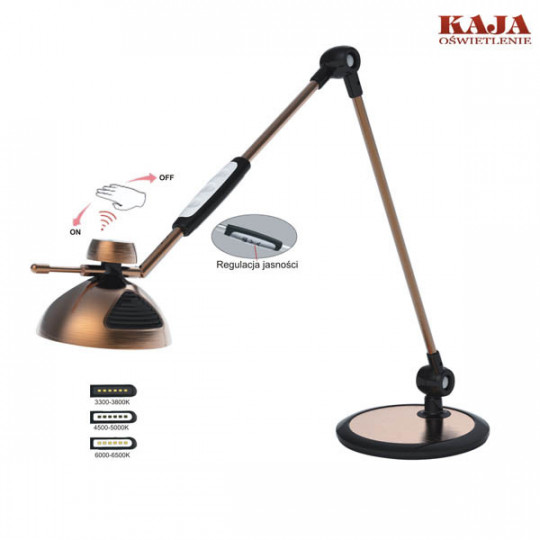 LED desk lamp MORINO K-BL1217 gold KAJA