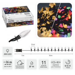 LAMPKI LED SZYSZKI 200L...