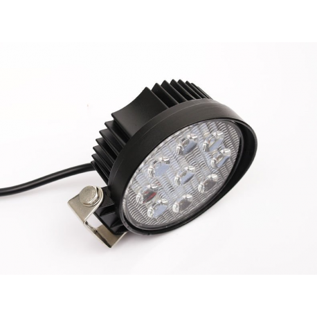 Lampa robocza 27W 9-32V okrągła WL5027B Flood