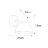 Kinkiet HOPE K-JSL-1305/1W CHR E14 Kaja