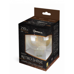 GLOB COG E27 2W WW RETROSHINE LED bulb Spectrum