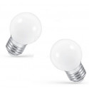 LED PVC ball bulb E27 1W MULTIKOLOR SPECTRUM