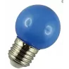 LED PVC ball bulb E27 1W BLUE SPECTRUM