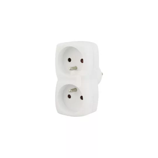 2GN z/u plug splitter P0028 white Emos