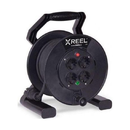 Przedłużacz bębnowy XREEL 40m 3x1,5 4GN guma PCE