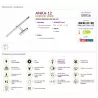 Kinkiet nad lustro LED ANITA/ANKA-12 chrom NW 12W