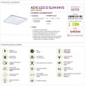 ADIS D LED SLIM MVS 28W 4000K plafond lamp 03755