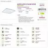 ADIS D LED SLIM plafond lamp + motion sensor 28W 4000K 03755 Struhm