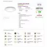 Lampa plafon LED LEON + czujnik ruchu 16W 4000K 03530 STRUHM