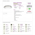 Lampa plafon LED SOLA- MVS +PIR 12W 4000K 03531