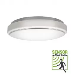 Lampa plafon LED SOLA- MVS +PIR 12W 4000K 03531
