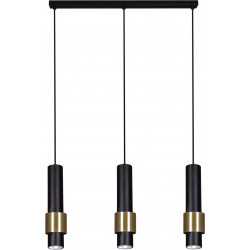 PERN III K-4717 black/gold GU10 KAJA pendant lamp