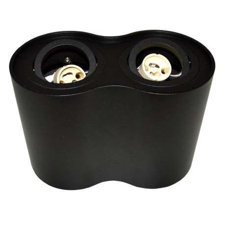 Lampa sufitowa SIROCO II black n/t alu. GU10 BOWI