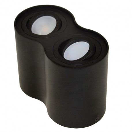 Lampa sufitowa SIROCO II black n/t alu. GU10 BOWI