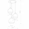 Lampa wisząca GLOBE III 9307 Copper E27