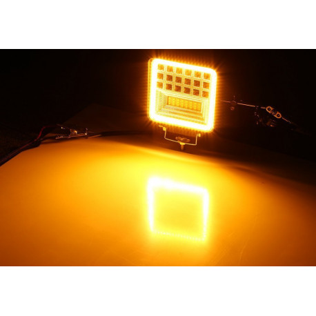 LED DUAL COLOR work lamp 126W + 3W 9-30V IP65 INTERLOOK