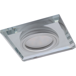 LUMILIGHT INGLES clear square glass ceiling light