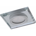 LUMILIGHT INGLES clear square glass ceiling light